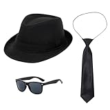 UILYNIU 3 Stück Mafia Gatsby Gangster Kostüm Herren 1920s...