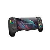 Mars Gaming MGPX, Bluetooth 5.0 Gamepad 2in1, RGB Neon, Dual Vibration und Turbo-Funktion, Smartphone-Halterung bis zu 6.8', Controller Kompatibilität PC, Android, iOS und Konsolen, USB-C, Schwarz