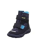 Superfit Jungen HUSKY warm gefütterte Gore-Tex Schneestiefel, BLAU/TÜRKIS 8010, 34 EU