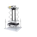Motorisierter Projektor-Lift – Scheren-Deckenhalterung mit kabelloser Fernbedienung für einfache Installation und komfortable Nutzung