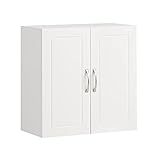 SoBuy® FRG231-W Hängeschrank mit zwei Türen Wandschrank...