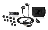 Sennheiser CX 400-II Precision Stereo-In-Ear-Kopfhörer (1,2 m Kabellänge, 3,5 mm Klinkenstecker, Earadapterset S/M/L, Tragetasche) schwarz