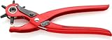 Knipex Revolverlochzange rot pulverbeschichtet 220 mm 90 70...