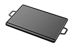 tepro Grillzubehör Universal Guss-Wendeplatte Grösse XL, Grillfläche: ca. 40 x 30 cm