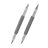 jojofuny 1 Satz Nagelstanzer-set Treibstift Werkzeug Auspuff Bolzen Scharnier Bohrer Versenken Akku-bohrmaschine Puncher Locher Klopfen Kaltmeißel Bremse Platte Kohlenstoffstahl Silver 2st
