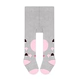 L&K-II 1er Pack Krabbelstrumpfhose Baby Mädchen Jungen Krabbelstrumpfhose mit ABS Sohle Anti Rutsch Noppen Streifen Auto Motiv 2733A 80-86