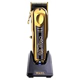 WAHL Professional 5 Star Gold Cordless Magic Clip Hair Clipper with 100+ Minute Run Time for Professional Barbers and Stylists - Model 8148-700