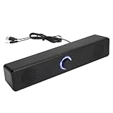 Generico Soundbar TV - Soundbar für Computer kabellos mit tiefen Bässen und Lautstärkeregelung | kompatibel mit Desktop, Projektor, Gaming-Laptop und Heimkinosystemen