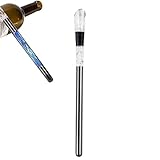 COMFOLIVING Weinkühlstab, Weinkühlstab - Luftausgießer, Kühlstab für Weinkühler aus Edelstahl für