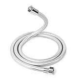 Luxoraiova Universal Duschschlauch, Anti-Twist glatter Brauseschlauch, Korrosionsschutz,Druckbeständig, Knickschutz IN PVC-Optik (150 cm)
