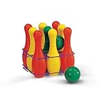 Rolly Toys Kegelspiel (9 teiliges Kegelspiel mit 2 Kugeln, Bowling Spiel, Outdoor-Spiel) 26 155 0 Mehrfarbig