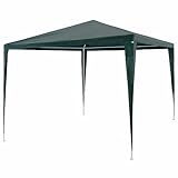 Partyzelt, Pavillon, Event, Unterschlupf für Grill, mit Baldachin, 3 x 3 m, Grün