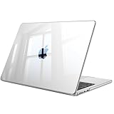 Fintie Hülle Kompatibel mit MacBook Air 13.6 Zoll M4 M3 M2 (2025-2022) A3240 A3113 A2681, Ultradünne Hartschale Schutzhülle Snap Case Kompatibel mit MacBook Air 13.6 Zoll, Transparent