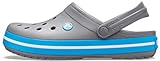 Crocs Crocband Clogs – Clogs für Herren – Leicht, pflegeleicht und zum Hineinschlüpfen – Charcoal/Ocean – Größe 39-40