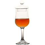CALLARON Whiskey-Verkostungsgläser Tulpenform Cocktailglas Klare Schnapsgläser Weinkelche Champagnerflöten Becherbecher mit Deckel Weihnachtsfeierzubehör 120 Ml