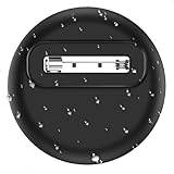 SPGUARD 1er Pack Versteckte Apple Airtag Hülle Kinder, wasserdichte Silikon-Schutzhülle mit Sicherheitsnadeln für Kinder, Senioren, Haustiere, Kleidung, Rucksack, Gepäck (Schwarz)