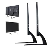 Universal TV Standfuss - Höhenverstellbarer Ständer für 32-70 Zoll/69,3 x 35,5 cm LCD LED, Flach & Curved Fernseher bis zu 35kg