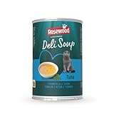 Rosewood Deli Soup Huhn – Köstlicher Katzensnack als Brühe mit weichem Hühnchenfleisch, natürliche Zutaten, ohne Zusatz von Salz oder Zucker, ohne künstliche Zusatzstoffe, 135 ml