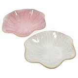 Healvian 1 Satz Lotusblumen Schmuckablage Keramik Deko Tablett Dekoratives Schmucktrinket Dish Zur Aufbewahrung Von Ringen Ohrringen Für Schreibtisch Zuhause 2 Stück