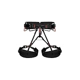 Mammut 4 Slide Harness | Klettergurt für Damen und Herren, Absturzsicherung, Ausrüstung für Bergsteiger | M-XL, Schwarz