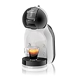 NESCAFÉ De'Longhi EDG 155.BG Dolce Gusto Mini Me Kapsel Kaffeemaschine (für heiße und kalte Getränke, 15 bar Pumpendruck, 0,8l Wassertank) black / arctic Grey