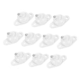 EXHUMKY 10 Stück Universalhalterung, Mini Alarmmelderhalterung, Sensor, Metall Wandhalterung, Eckhalterung Für Infrarot Alarm, Mini Alarmmelderhalterung, Sensor Wandhalterung, Wandsensor