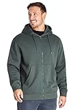 CityComfort Hoodie Herren Reißverschluss Kapuzenjacke, Basic Pullover Herren Zip Hoodie (Khaki, M)