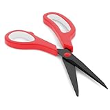 Kintex Taping Schere, 21,6 cm, antihaftbeschichtet, extra scharf und rostfrei, Tapeschere mit ergonomischem Handgriff, Multifunktionsschere