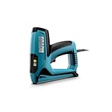 Novus Elektrotacker J-120 (Für Feindrahtklammern bis 14 mm und Nägel bis 16 mm, Gewicht: 1,4 kg, Farbe Blau, Handtacker, Tackerpistole) 031-0362