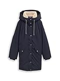 TOM TAILOR Damen 1047531 Winter Parka mit Kapuze, 10668-Sky Captain Blue, L