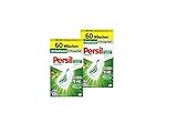 Persil Power Bars Universal Waschmittel 120 WL (2 x 60 Waschladungen), vordosiertes Vollwaschmittel mit biologisch abbaubarem Schutzfilm, für reine Wäsche & hygienische Frische für die Maschine