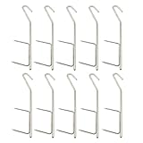 ok4y 10 Stück Räucherhaken Edelstahl Deluxe Doppelspitz L 15 cm 5 mm Ø extra stark räuchern von Fisch Fleisch Käse Wurst