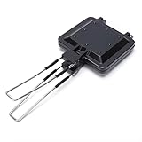 Vocdikficy Vielseitiger Sandwichmaker mit Antihaftbeschichtung, Frühstücksbackform Aus Aluminiumlegierung mit Waffel-, Pfannkuchen-, Barbecue- und Grillfunktionen