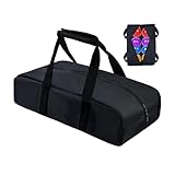 Balltasche | wasserdichte Tragetasche mit 8 Fächern | tragbare Boccia-Tasche mit Trennwänden – für drinnen und draußen, Hinterhof, Rasen, Training, Spiel, Sport, tägliche Reisen, Herren