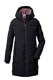 killtec Mädchen Steppmantel/Funktionsmantel in Daunenoptik mit Kapuze KOW 219 GRLS QLTD CT, schwarz, 140, 43505-000