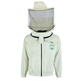 BeeFun Professionelle Imker-Schutzjacke aus Bio-Baumwolle (L)