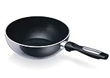 Beka 13078204 Pro Induc Anthrazit Mini Wok Pfanne, Aluminium beschichtet innen, 20 cm