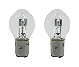 ShuoHui 2 Stück S2 6V 35/35W BA20d Biluxbirne KFZ...