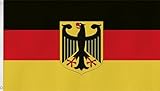 normani TOP QUALITÄT !! Fahne Flagge, Grösse: ca. 90x150 cm, Ordentliche Stoffqualität - Stoffgewicht ca. 110 gr/m2 Farbe Wappen