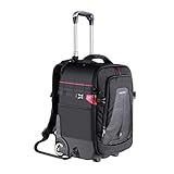 Neewer 2-in-1 rollend Kamera Rucksack Trolley Hülle Anti Schock Abnehmbare gepolsterte Fach, versteckte Pull Bar langlebig wasserdicht für Kamera Stativ Blitzlicht Objektiv Laptop