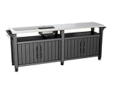 Keter BBQ Beistelltisch Unity Chef, Schwarz