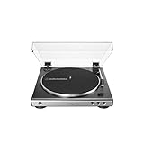 Audio-Technica LP60XUSBGM Vollautomatischer Stereo-plattenspieler mit Riemenantrieb (analog & usb) Gunmetal