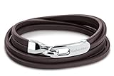 Calvin Klein Lederarmband für Herren Kollektion WRAPPED & BRAIDED Braun - 35000110