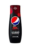SodaStream Sirup Pepsi Max Cherry 1x Flasche ergibt 9 Liter Fertiggetränk, Sekundenschnell zubereitet und immer frisch, 440 ml