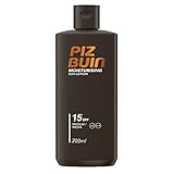 Piz Buin Feuchtigkeitsspendende Sonnenmilch LSF 15, 200 ml