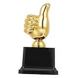 Mikikit Multifunktionale Kunststoff Trophäe Daumen Pokal für Sport und Tanzwettbewerbe Leichter Vielseitiger für Basketball Fußball Aufführungen und Party Auszeichnungen