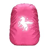 Einhorn Schulranzen Regenschutz,Regenschutz Schulranzen Einhorn,Einhorn Rucksack Überzug Reflektierend,Regenschutz schulranzen step by step,Rucksack Überzug Reflektierend für Mädchen Kinder