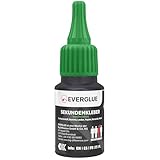 Everglue Sekundenkleber dickflüssig à 20g für präzises Kleben und schnelle Reparaturen - extra stark schnelltrocknend und flüssig ohne Nachtropfen Sekundenkleber extra stark