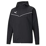 Puma Kinder teamRISE All Weather JKT Jr Windbreaker, Black White, 152