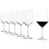 Stölzle Lausitz Rotweingläser Revolution 6er-Set 490 ml – Hochwertige Weingläser ideal für Rotwein – Eleganter Rotweinkelch aus Kristallglas für maximale Aromaentfaltung – Spülmaschinen- & Stoßfest